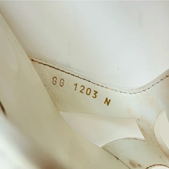 Louis Vuitton Isola LV Logo Mule Sandals White Leather Block Heel Slides EU 38.5 - Picture 7 of 11